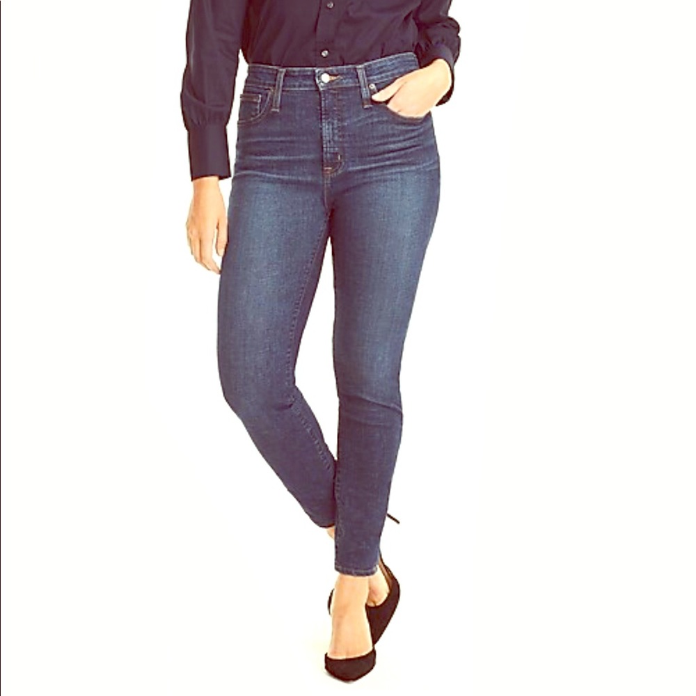 J. Crew Curvy Toothpick Jeans in Dryden Wash